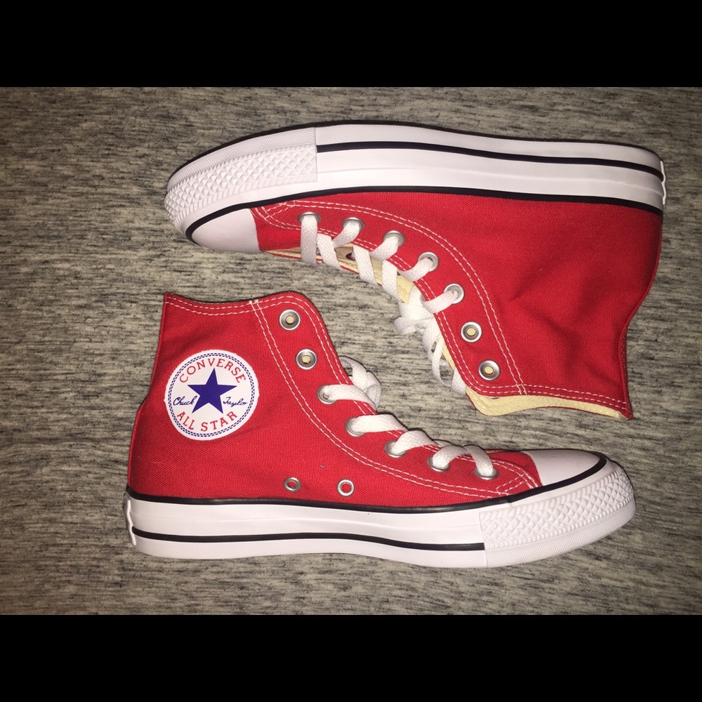 Red High-Top Converse