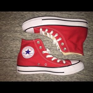 Red High-Top Converse