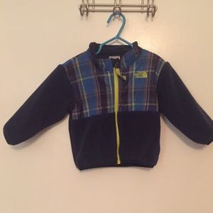 North Face blue jacket. 6-12 mos.