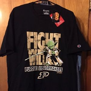 Champion Purdue Star Wars yoda t Shirt