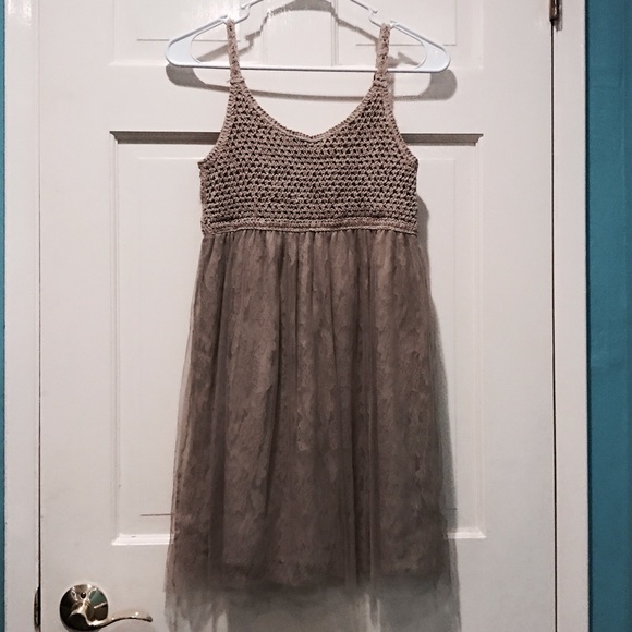 Gray Knit Dress - Picture 2 of 2