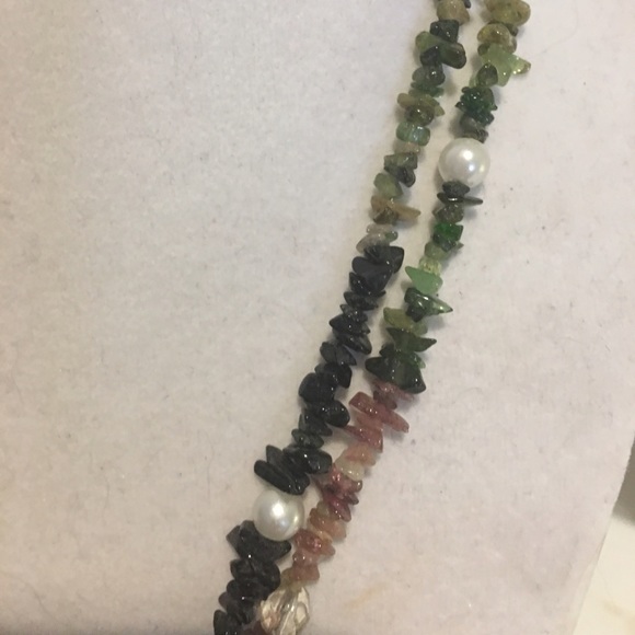 Watermelon Tourmaline and Pink Quartz - Picture 3 of 4