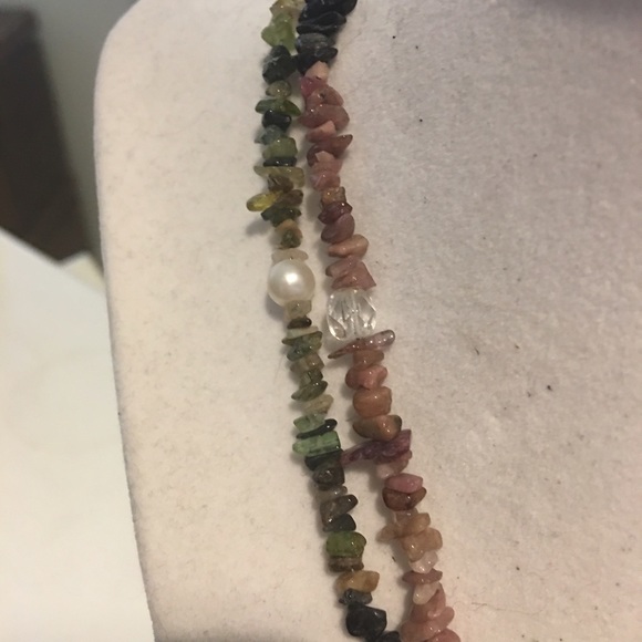 Watermelon Tourmaline and Pink Quartz - Picture 4 of 4