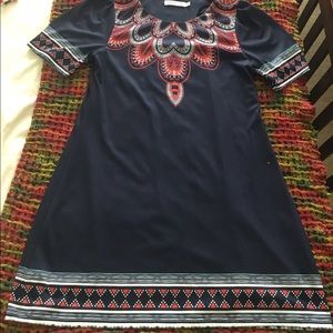 Modcloth Purple Print Sheath Dress