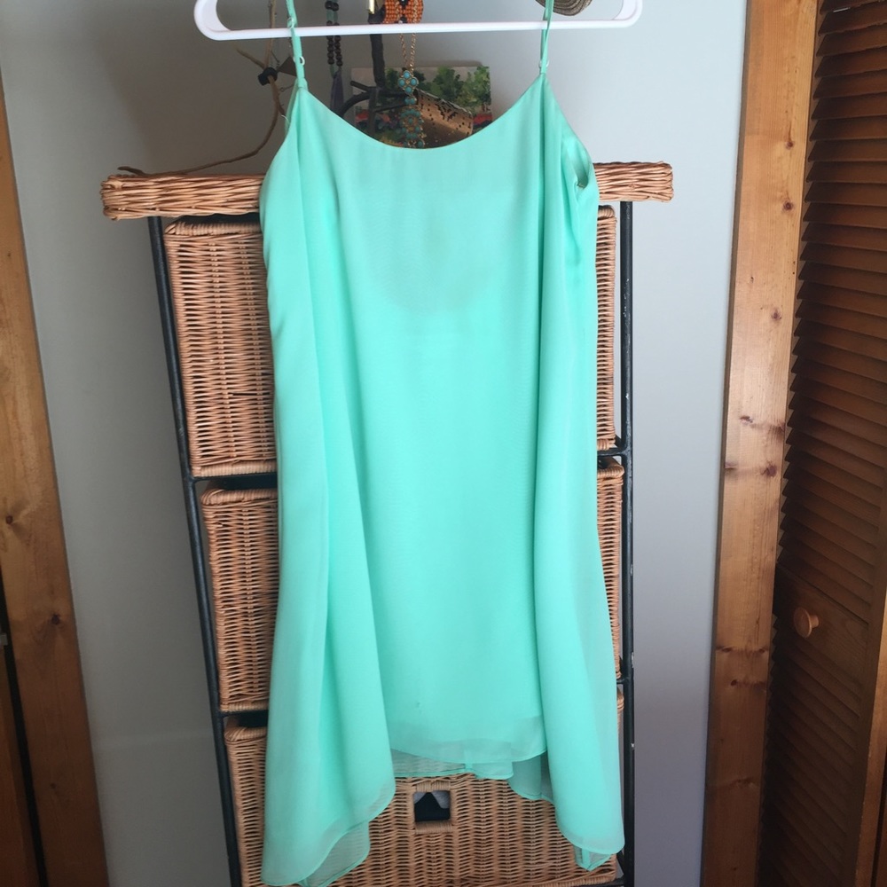 BCBG Seafoam green/blue Cocktail Dress
