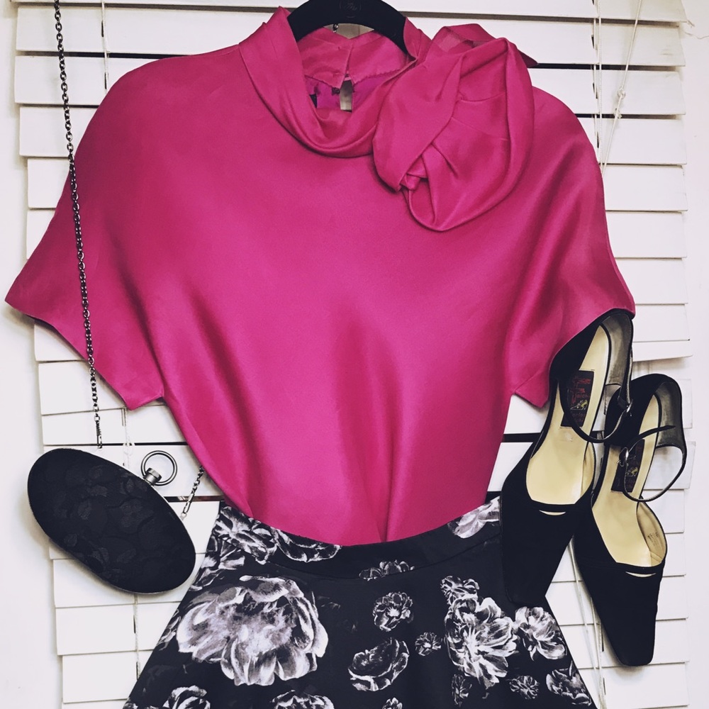Vintage Hot Pink Top