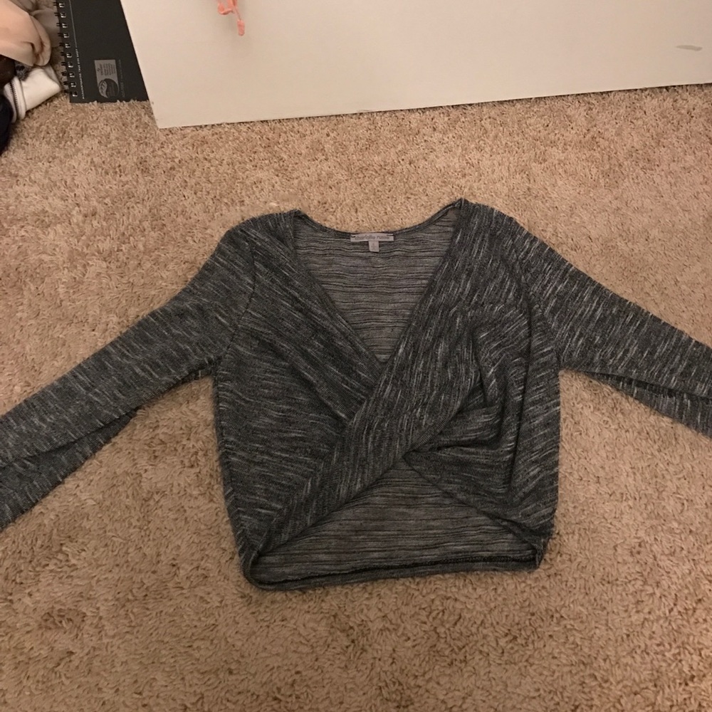 Long sleeve crop top