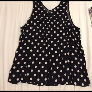 Polka dot tank