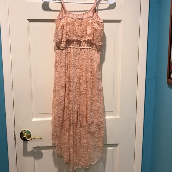 Blush Pink Lace Dress - Picture 2 of 2