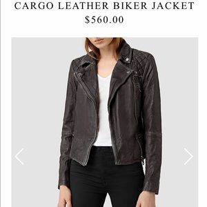 All Saints, Cargo Leather Biker Jacket