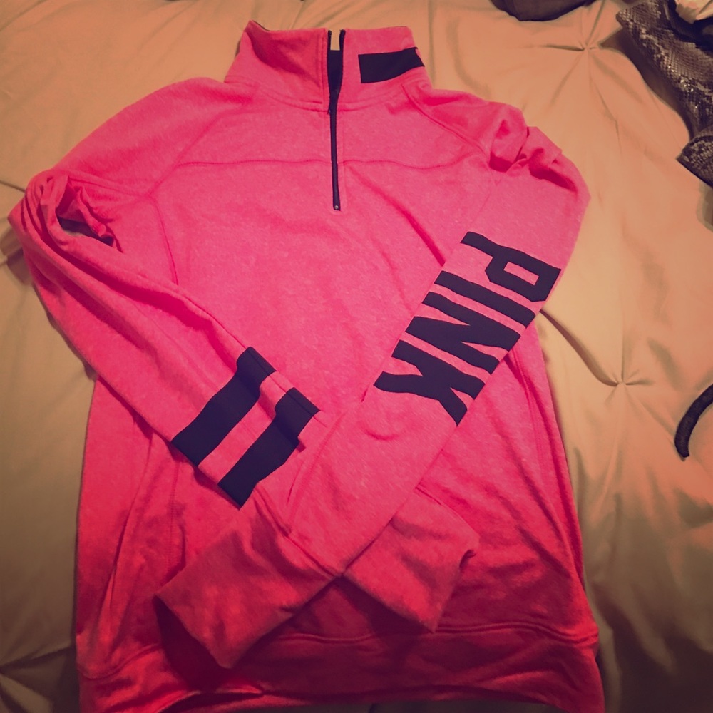 PINK VS workout half zip