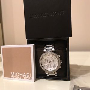 Michael Kors Crystal Studded Watch