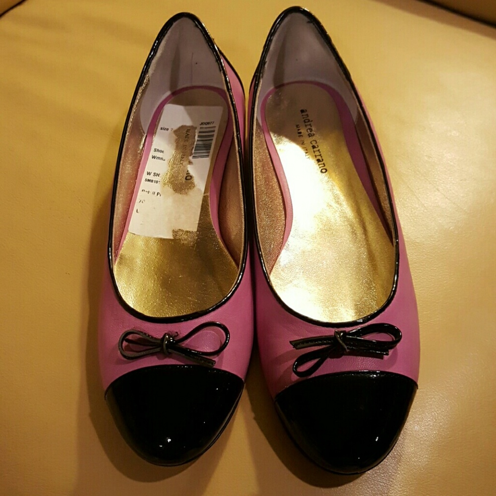 Andrea Carrano Cap Toe Ballet Flat