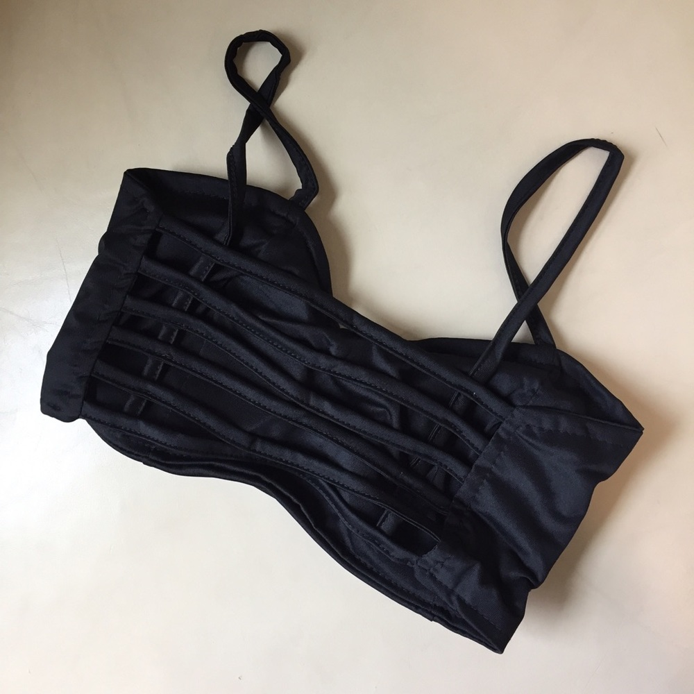 Black Strappy Bralette