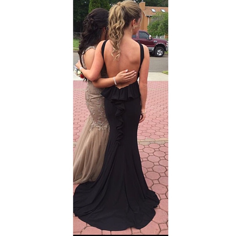 Jasz Couture #5758 black gown