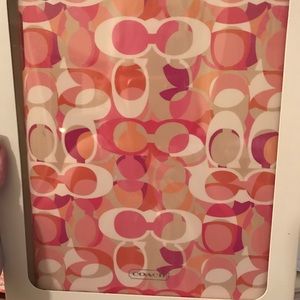 Coach iPad cover.