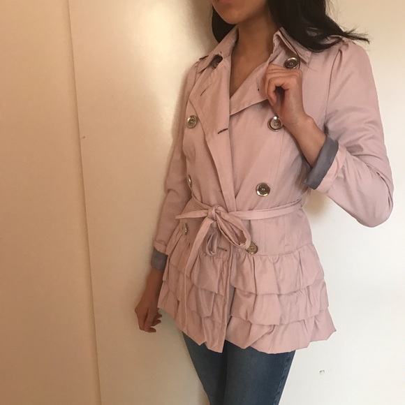 Express Jackets & Coats - Light Pink Trench Express Jackets & Coats - Light Pink Trench