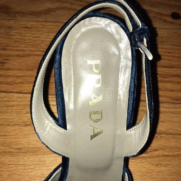 Prada Velvet Wedges size 40 - Picture 2 of 7