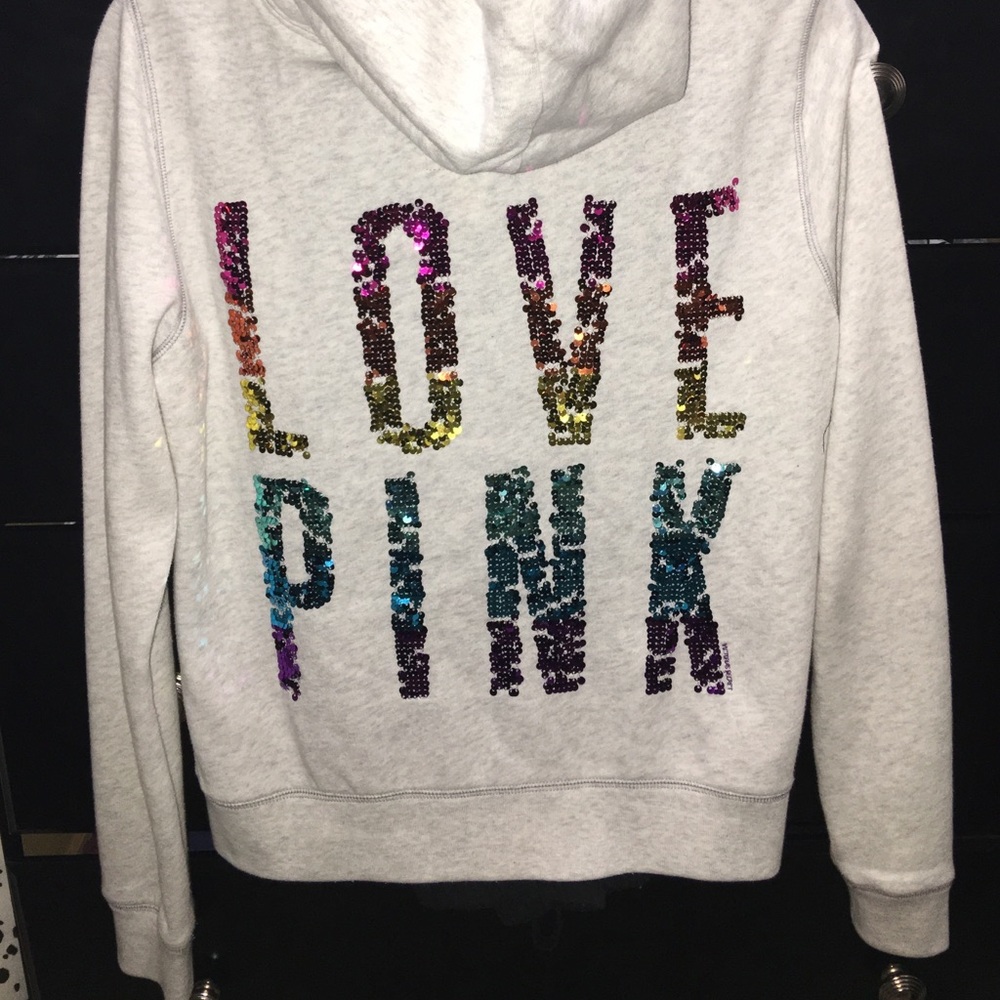 LIMITED EDITION PINK ZIP UP SWEATER