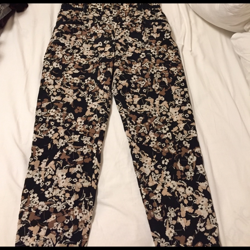 Floral trousers