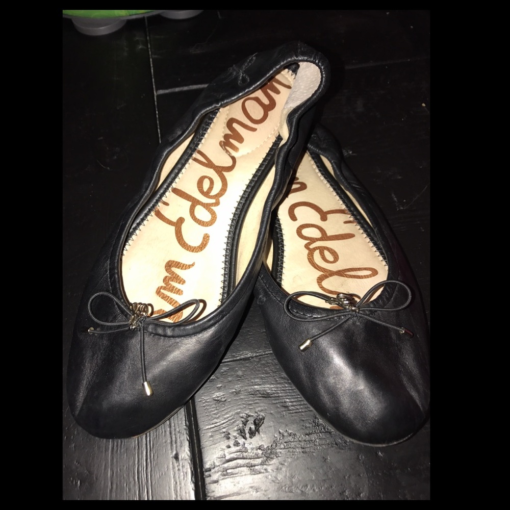 Sam Edelman Black Ballet Flats
