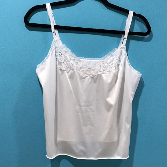 White Silk Tank - Picture 1 of 2