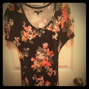 Pacsun Flower Pyramid Design Dress