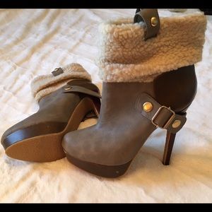 Women's high heel booties size 9