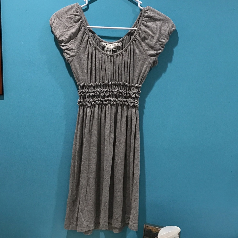 Gray Slip-on Dress