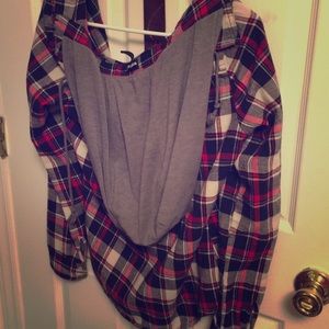Hoodie flannel