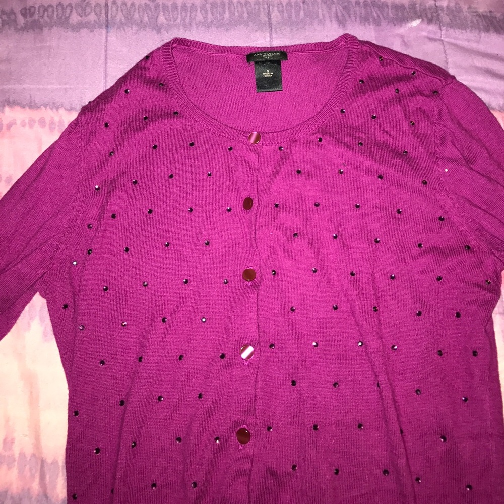 Violet cardigan
