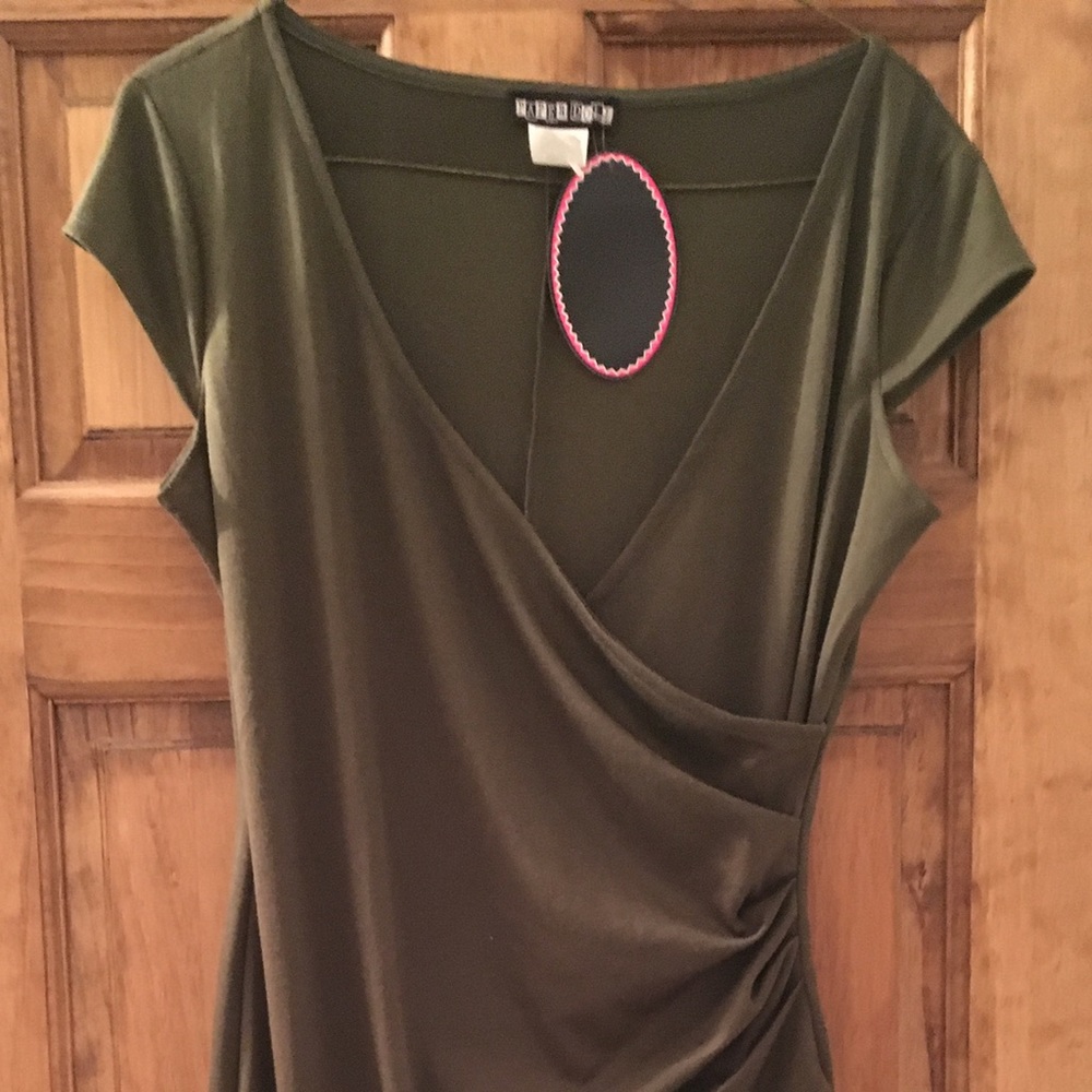 Super comfy olive green dress