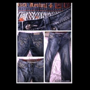 Women's Rock Revival "Liberty" Boot Cut Jeans.