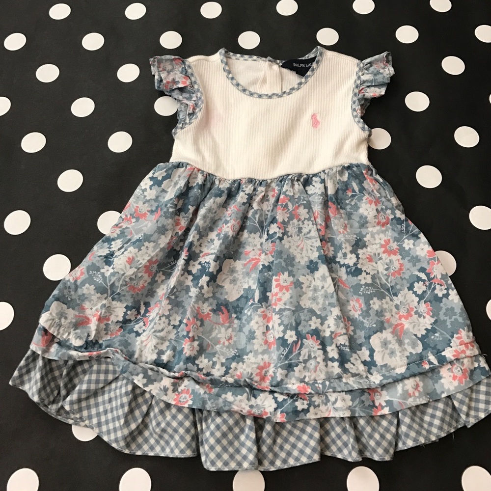 Ralph Lauren Floral and Checkered Dress