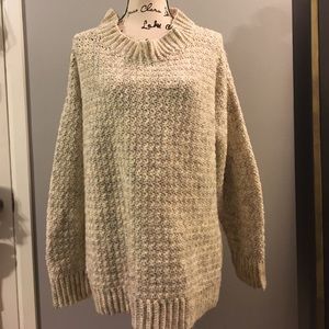 Handmade oversized cream sweater!