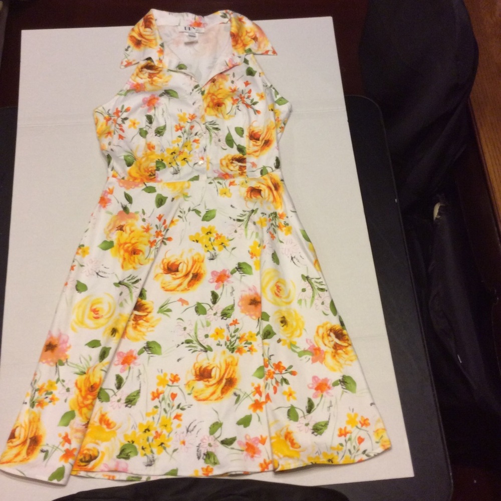 Dby Lyd Vintage Flower Print Dress Size 9/10