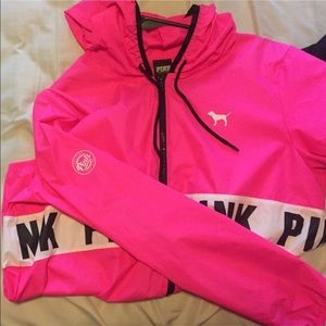 Super cute PINK rain jacket!!