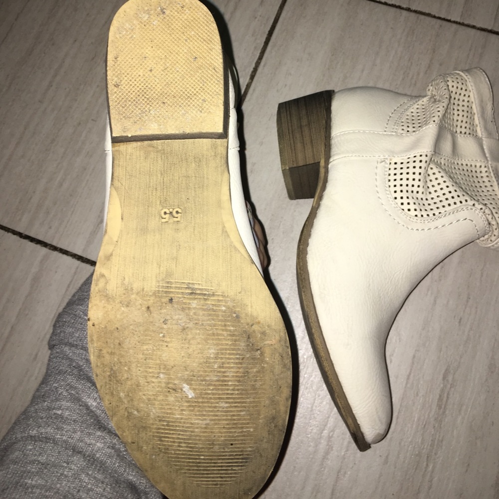 White booties !