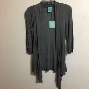 H.I.P. Nordstrom BP Drapey Cardigan Gray New Med
