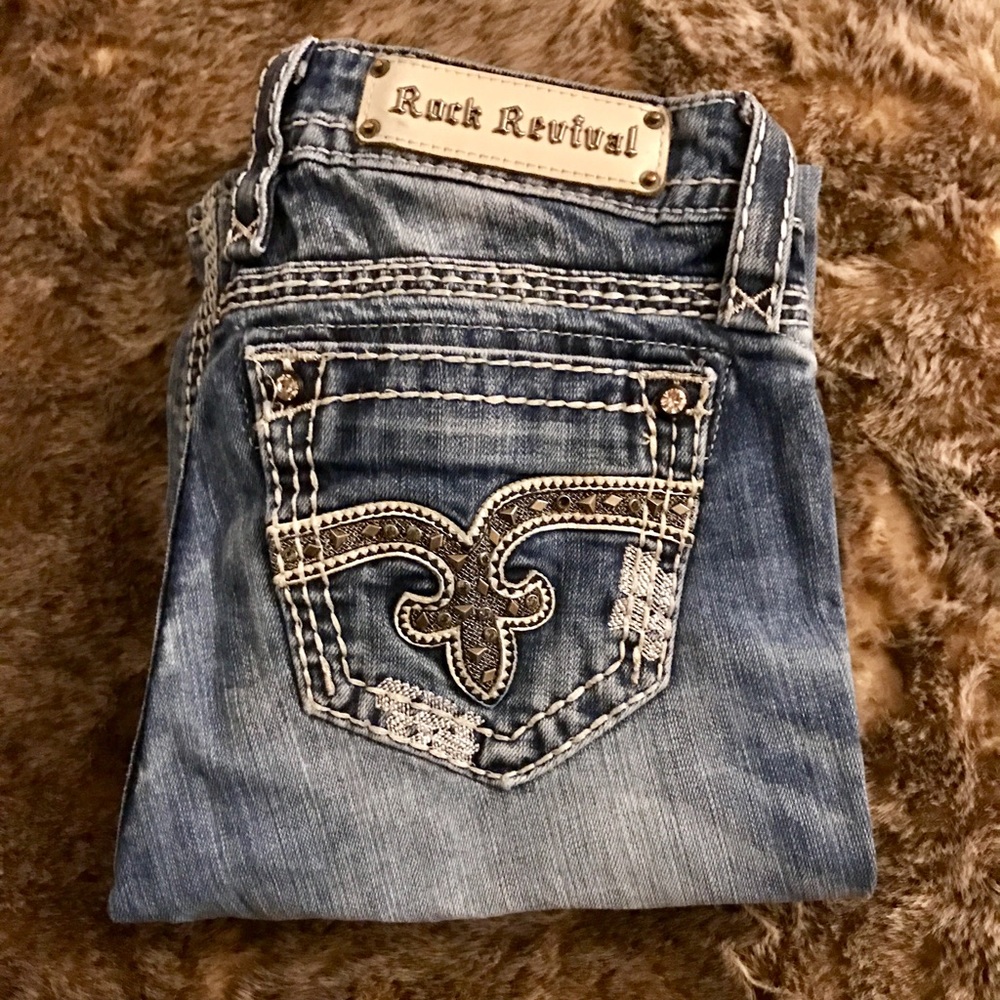 ROCK REVIVAL VENUS BOOT JEAN