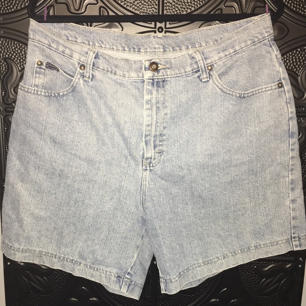 Vintage High Waisted Mom Jean Shorts Plus Size