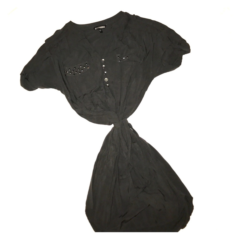 Express dress/tunic with waist tie