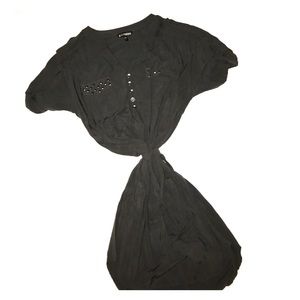 Express dress/tunic with waist tie