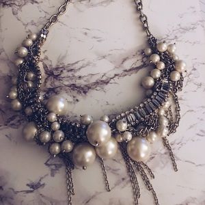 Chic BCBG Pearl Statement Necklace