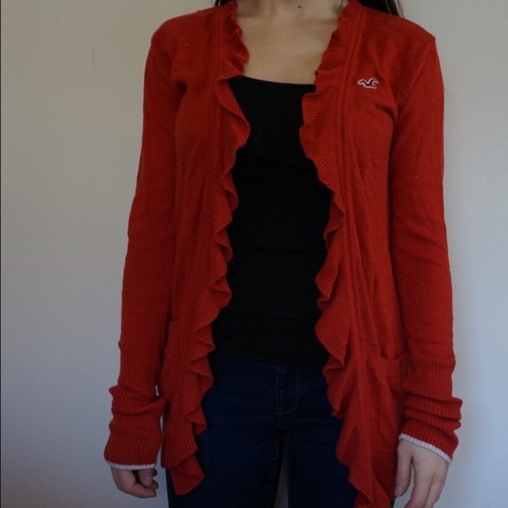 Ruffle Cardigan