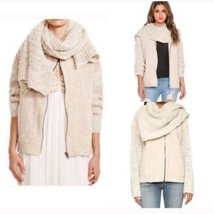 Free People scarf jacket