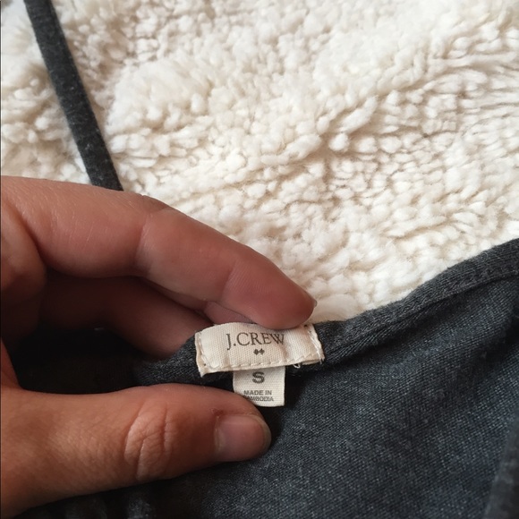 JCrew Gray Ruffle Tank - Picture 4 of 4