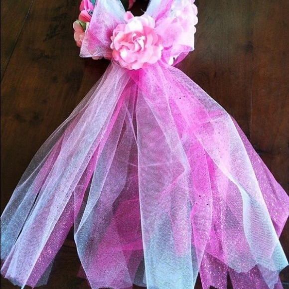 Handmade Embellished flower crown/veil - Picture 3 of 4