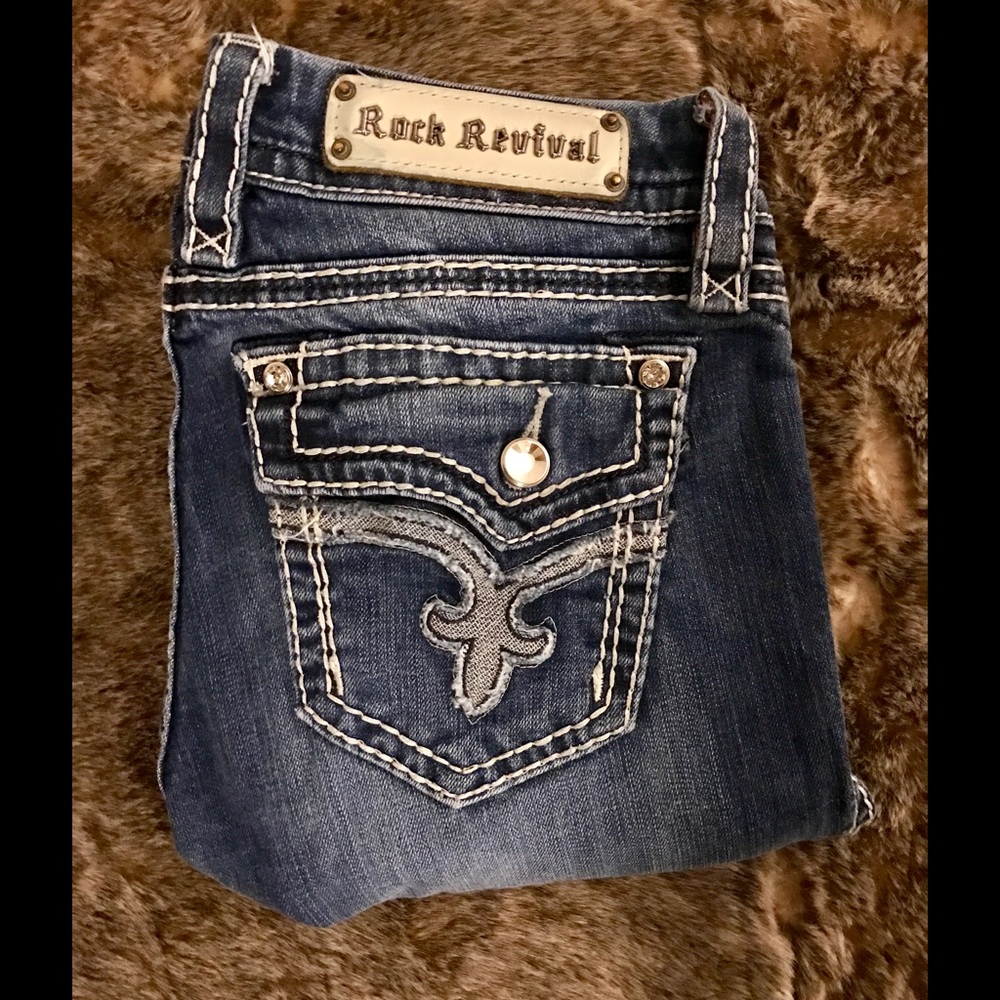 ROCK REVIVAL KAI SLIM BOOT STRETCH JEAN