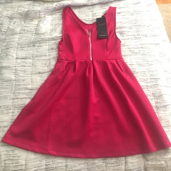 Magenta Occasion Mini Dress - Picture 1 of 5